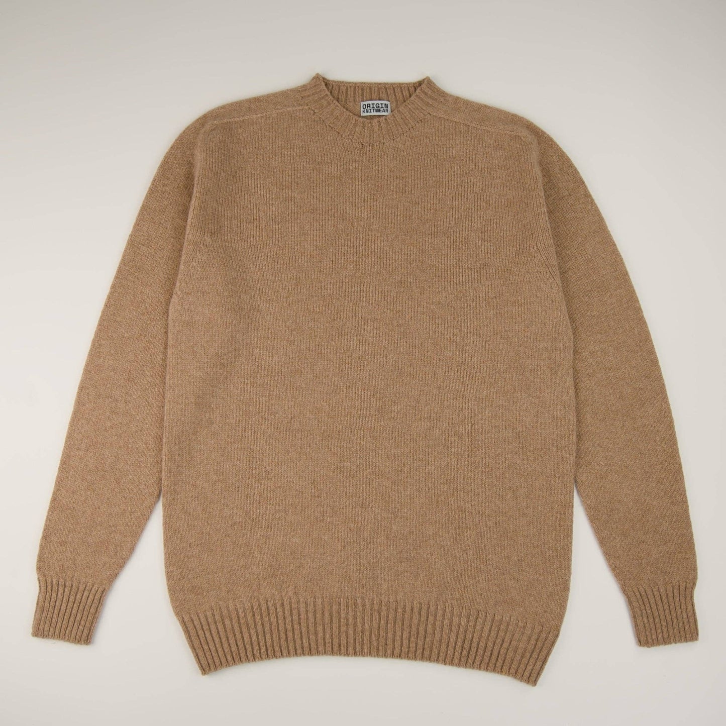 Origin Knitwear - Geelong - Seamless Crew - Brown