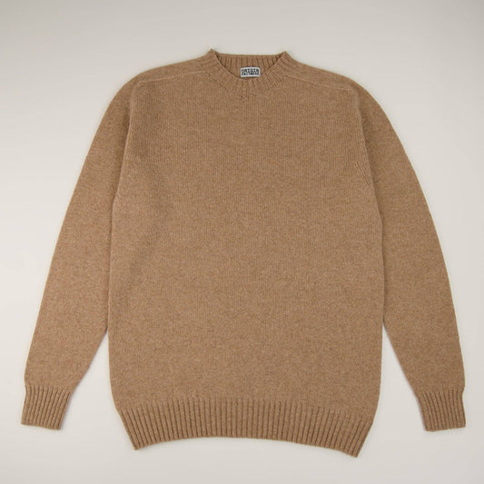 Origin Knitwear - Geelong - Seamless Crew - Brown