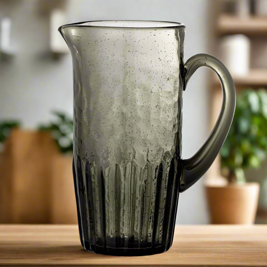 Anora Jug, Grey, Glass