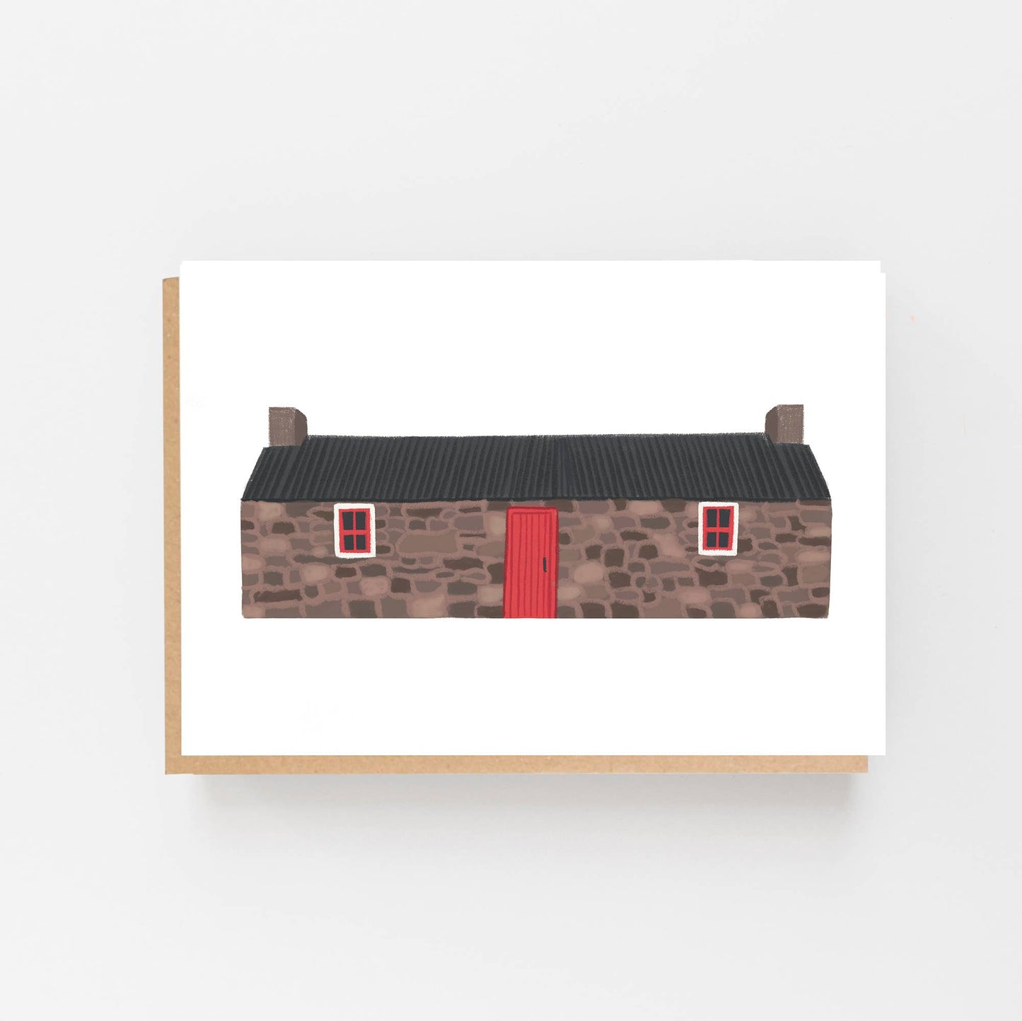 Red Bothy - Greeting Card