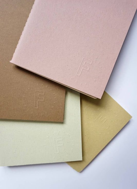 Fin Studio - Natural Colours Plain Notebook Series / Nature