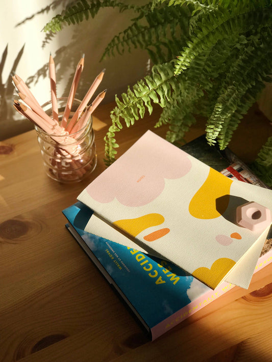 Fin Studio - Abstract Patterned Vibrant Colour Notebook / Dream