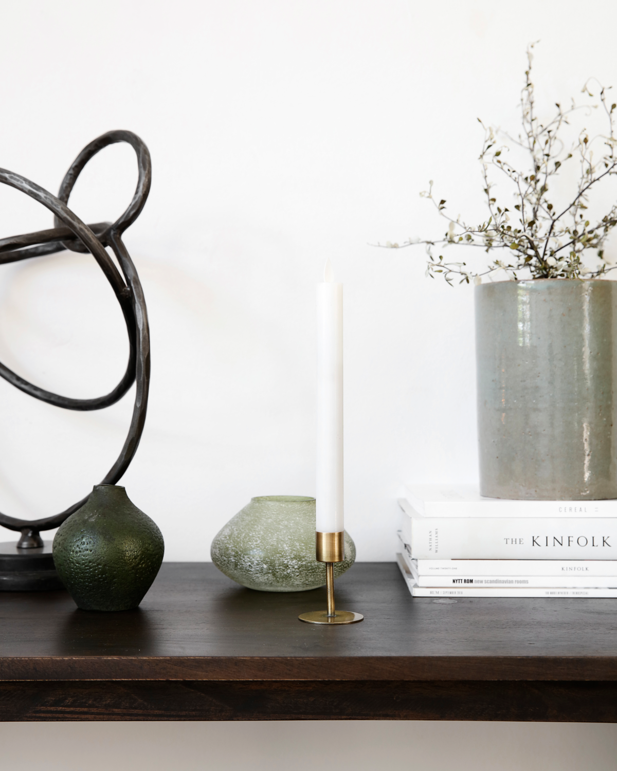 Candle stand, Anit, Antique brass