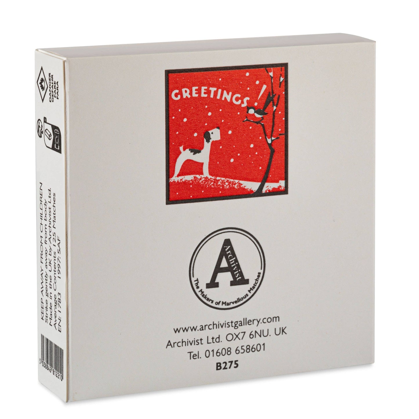 Archivist Gallery | UK - Winter Greetings! | Square - Christmas Safety Matches🎄
