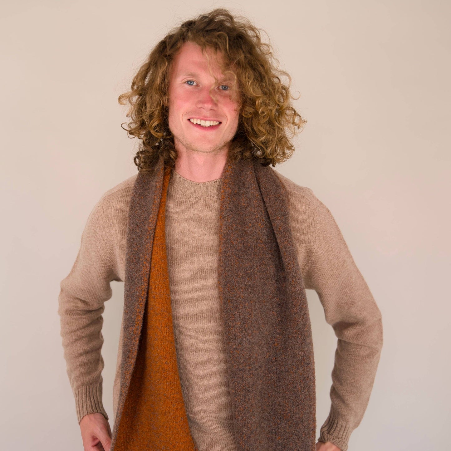 Origin Knitwear - Soufflé - Piccadilly Scarf - Rustic