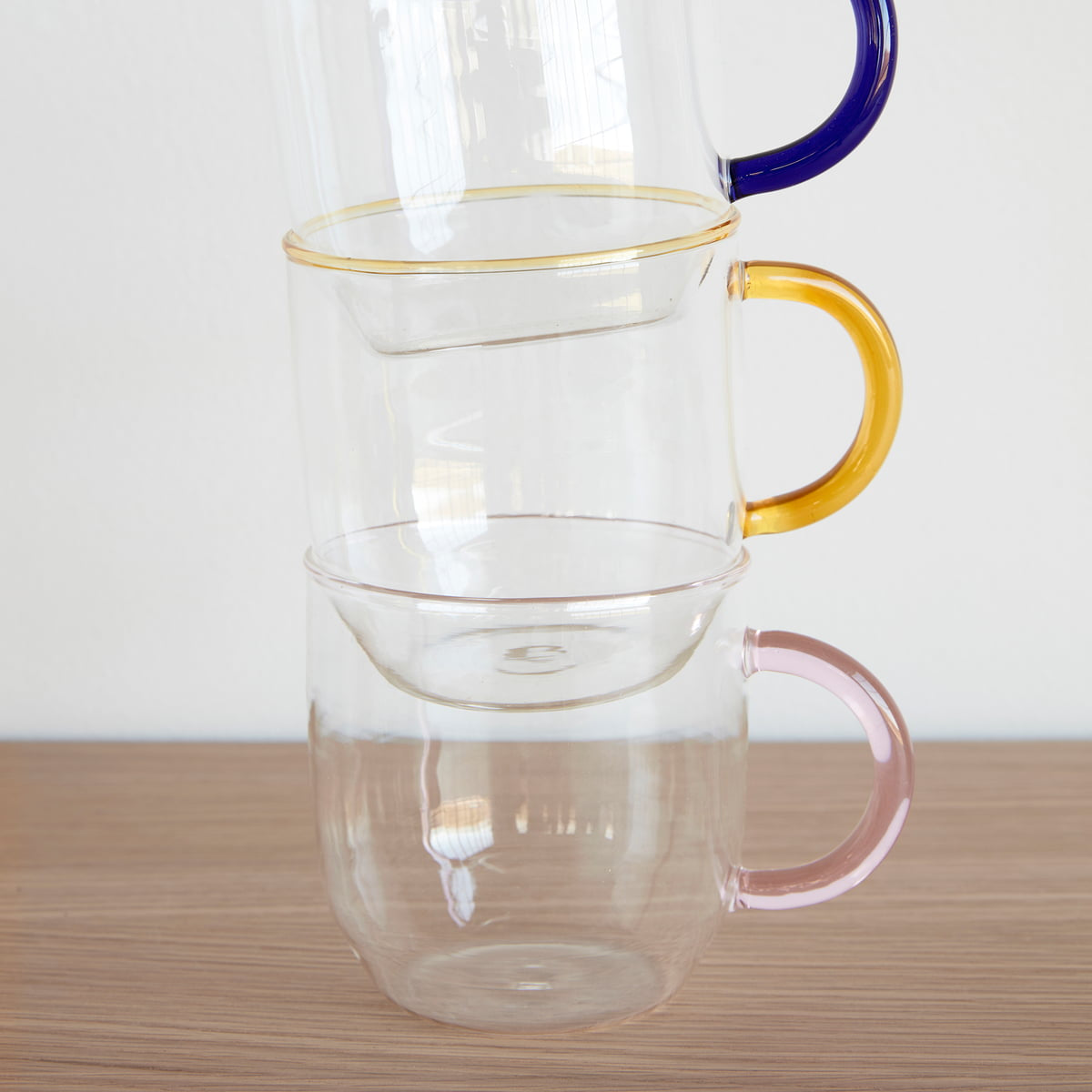 Kiosk Glass Mugs, set of 4