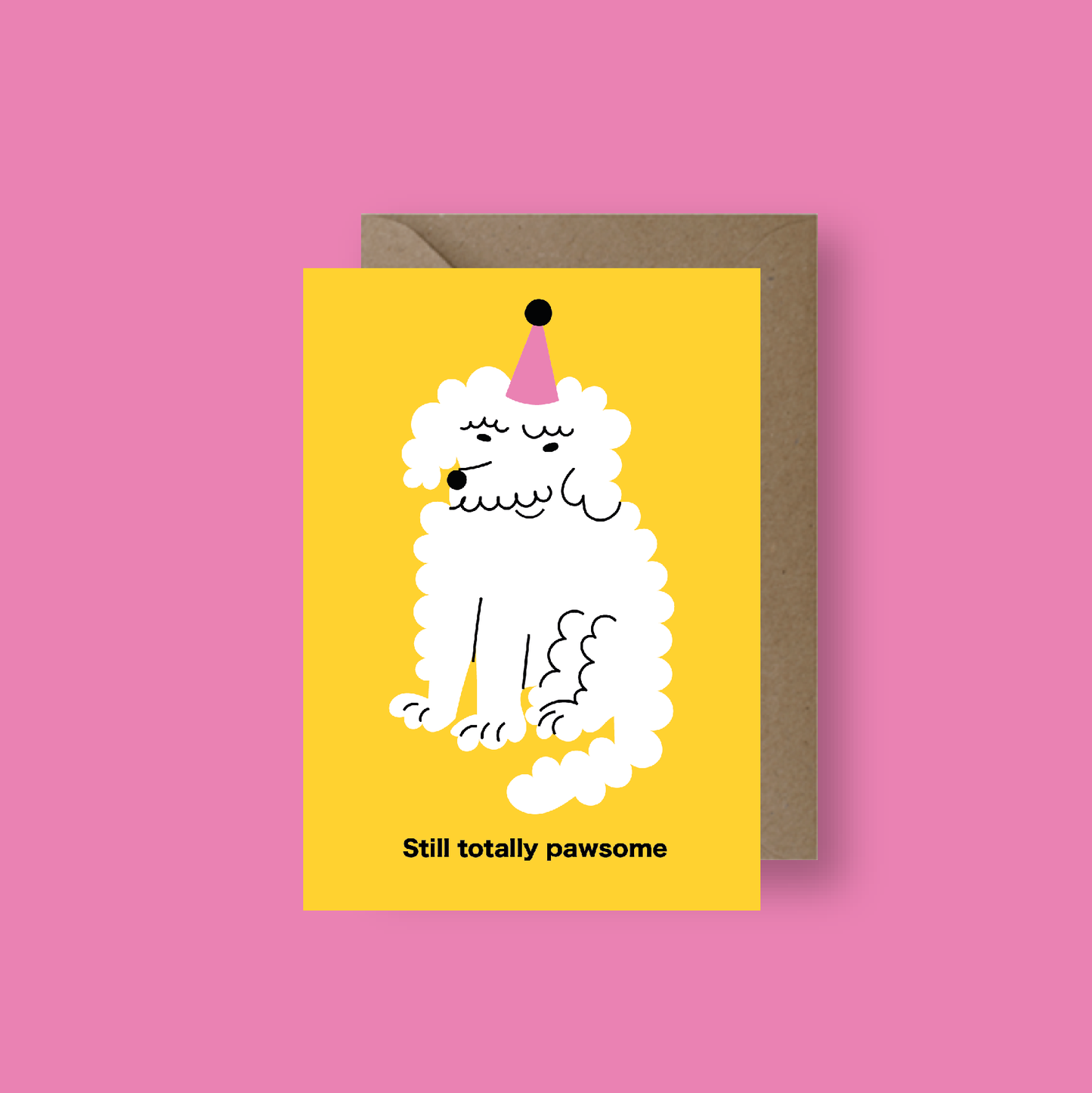 Fluffy Dog Card