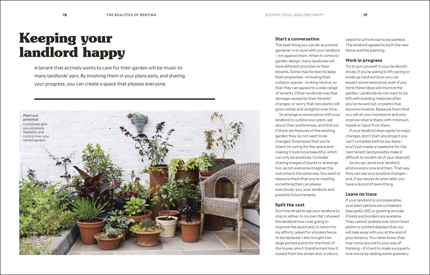 RHS HOW TO GARDEN WHEN YOU RENT