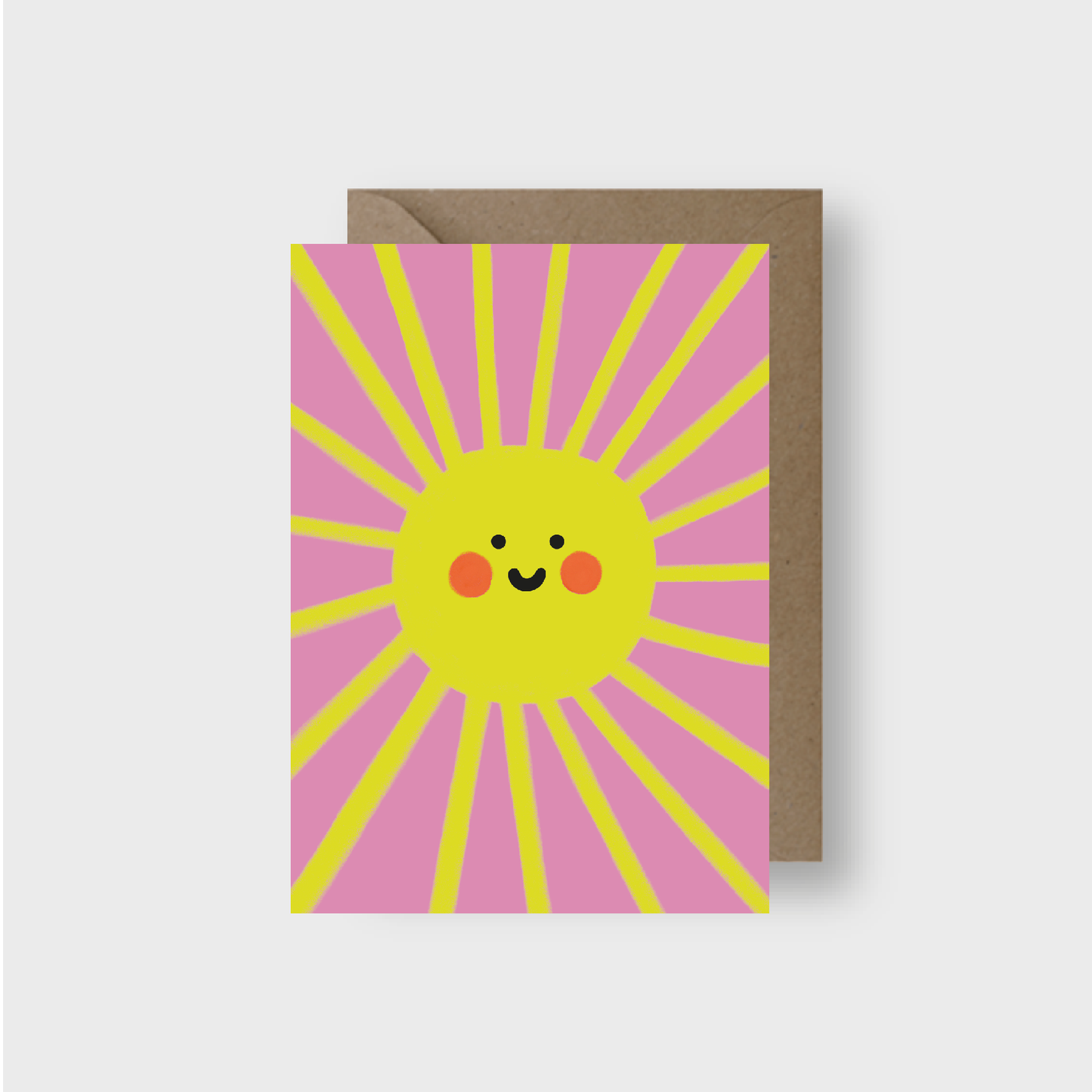 Seekprint - Smiley Sun Greeting Card