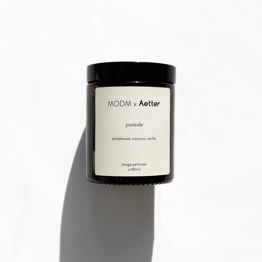 MODM - 'poolside' scented candle - 180ml