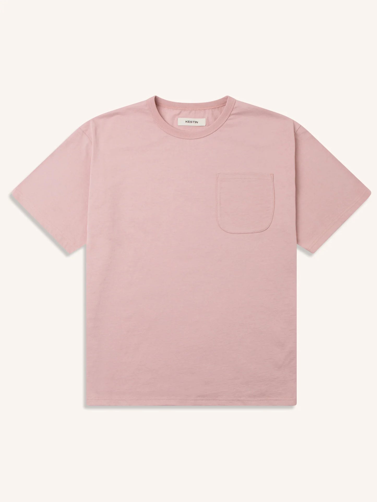 Fly Tee in Dusty Pink Heavyweight Cotton