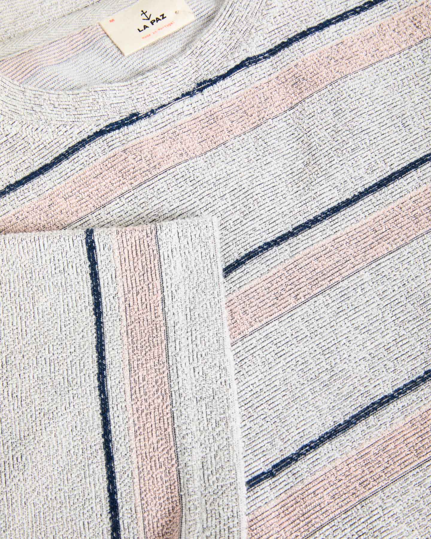 Botelho, Blue Stripes, Terry T-shirt