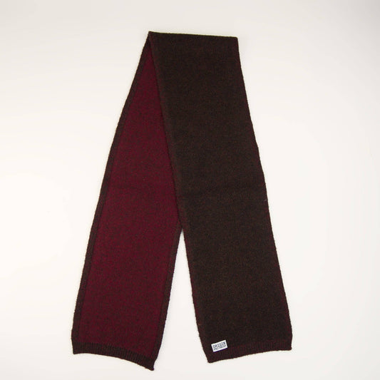 Origin Knitwear - Soufflé - Piccadilly Scarf - Brown Velvet