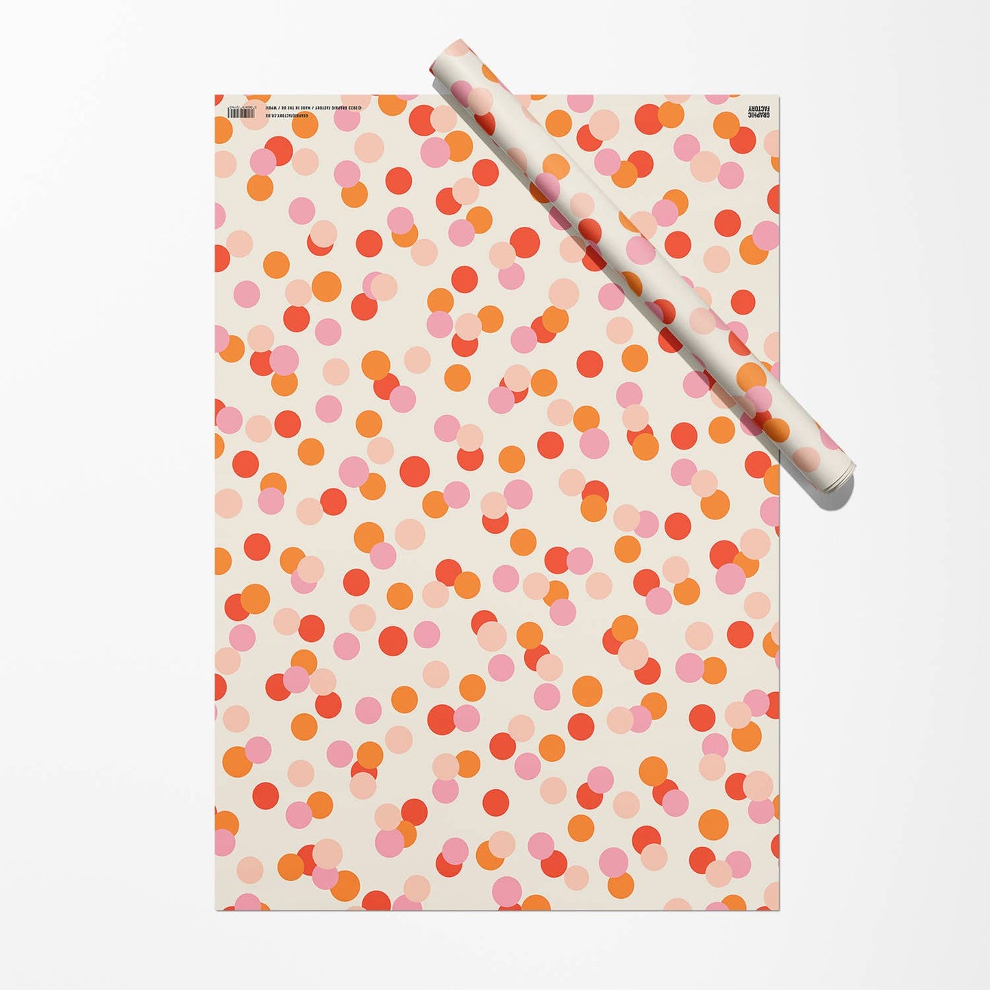 Graphic Factory - Confetti Gift Wrap Sheet | Wrapping Paper | Craft Paper