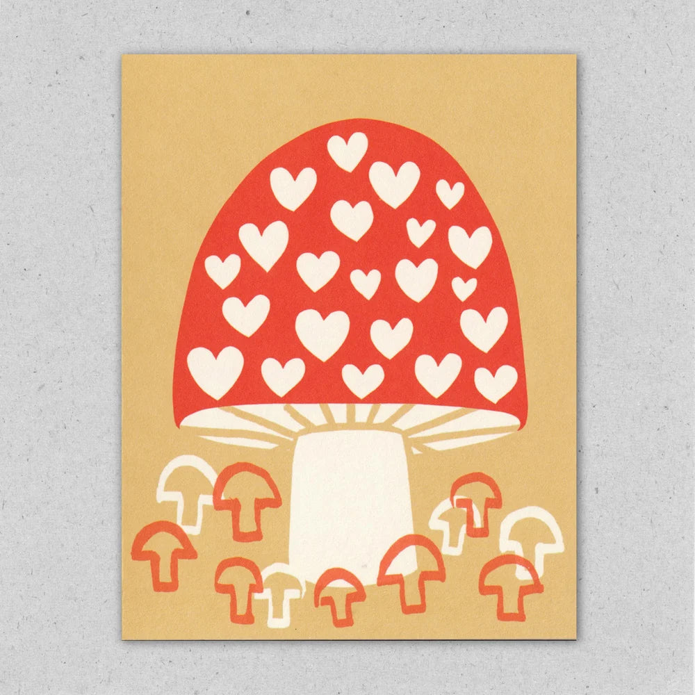 Toadstool card Mini Card