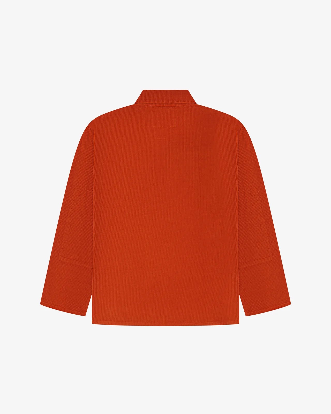 #3001 buttoned cord overshirt - rust
