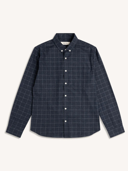 Raeburn Button Down Shirt in Navy Check