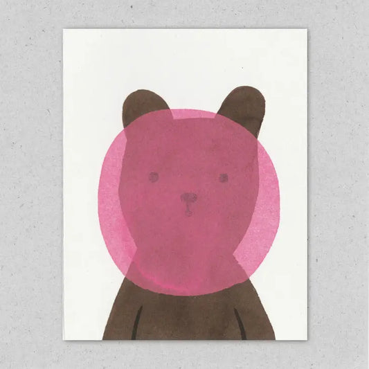 Bubblegum bear card