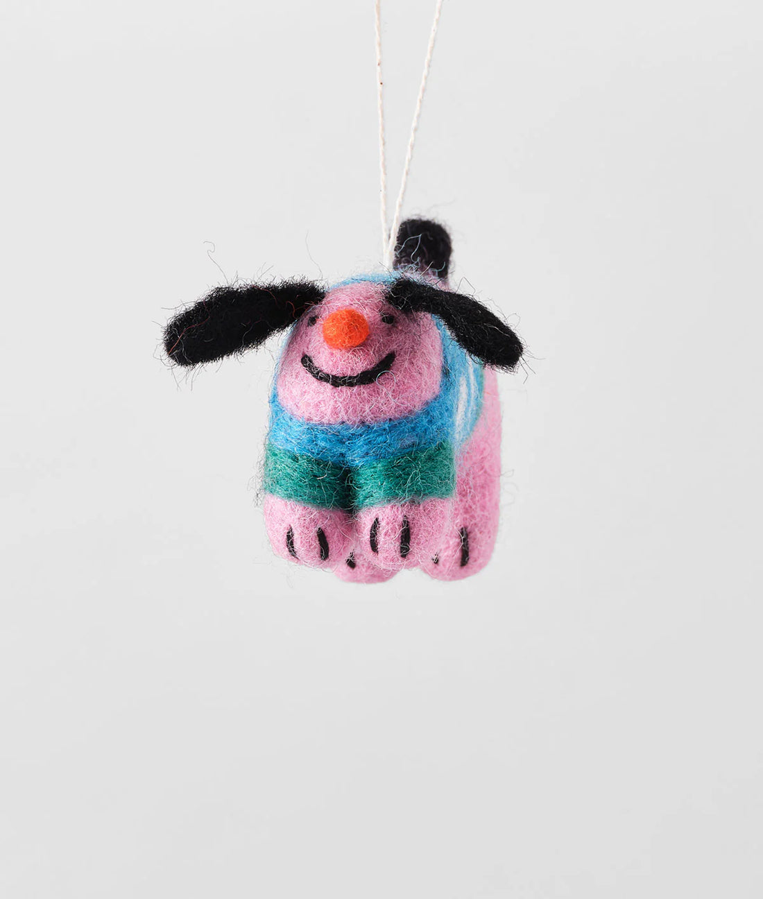 Stumpy, Dog with Abstract Jumper