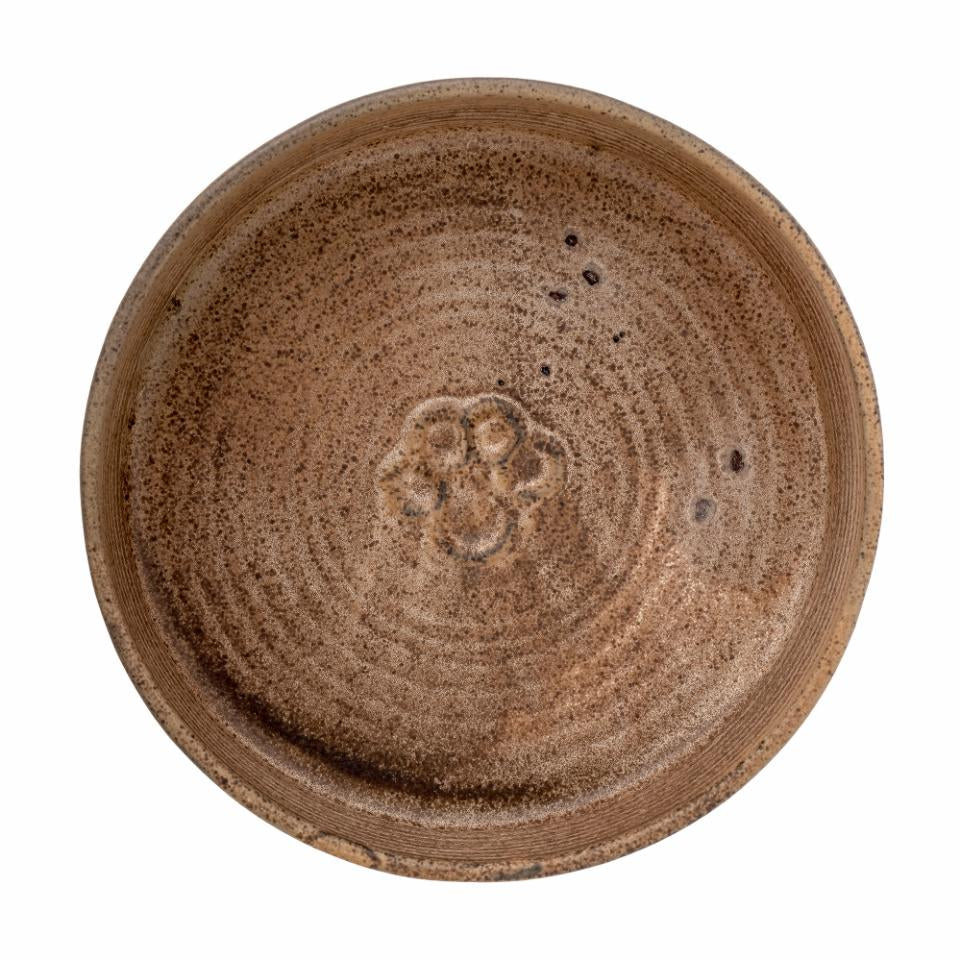 Buddy Bowl, Brown, Stoneware