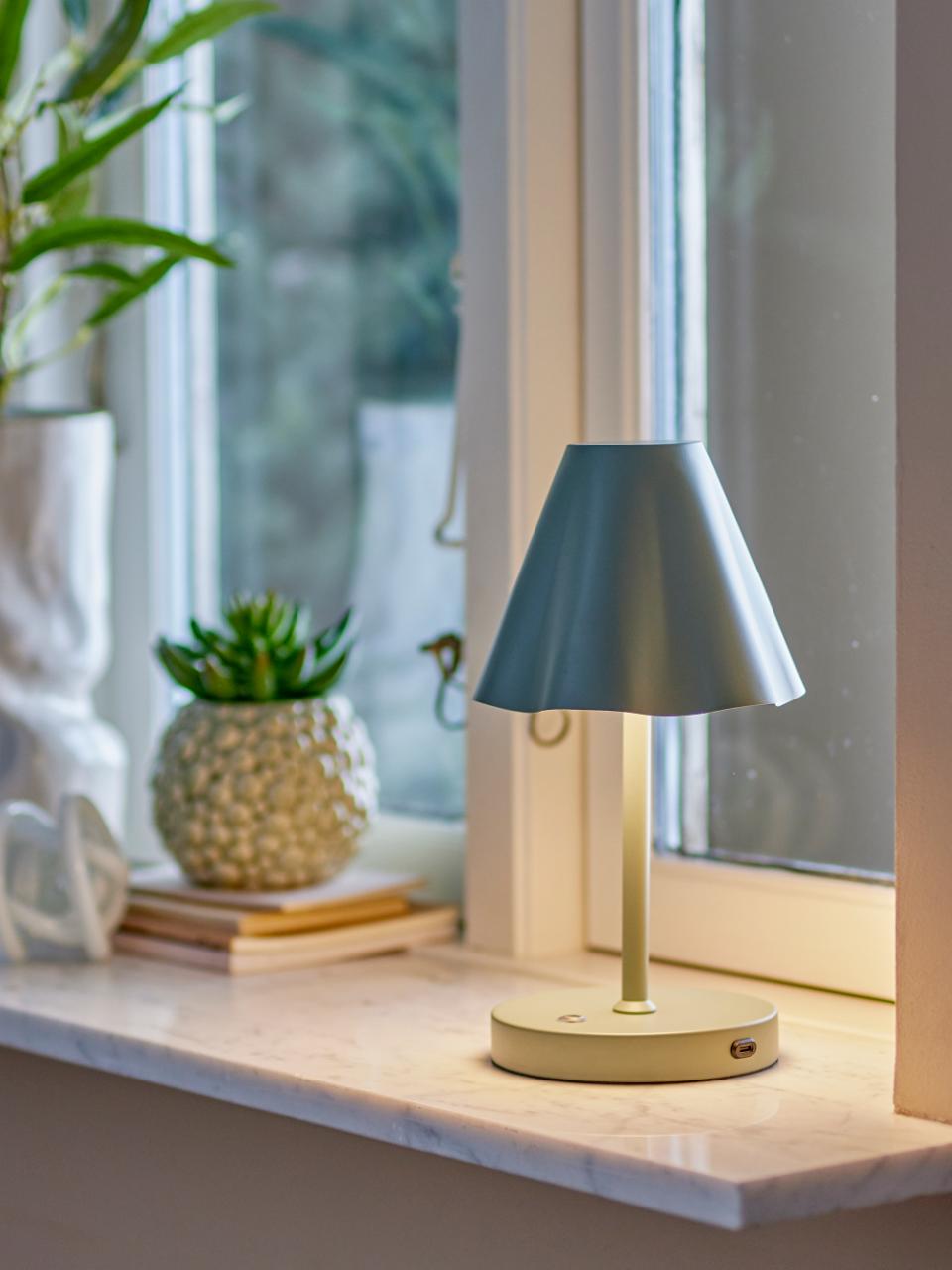 Lianna Portable Lampe, Rechargeable, Green, Metal