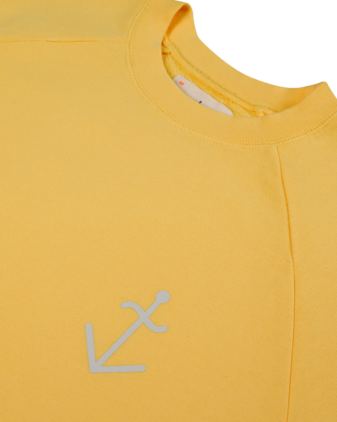 Cunha, Yellow, Ecru Anchor Logo, Sweatshirt
