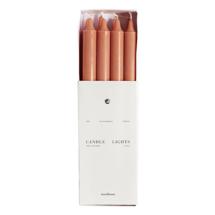 Petal Dinner Candles - Set of 8