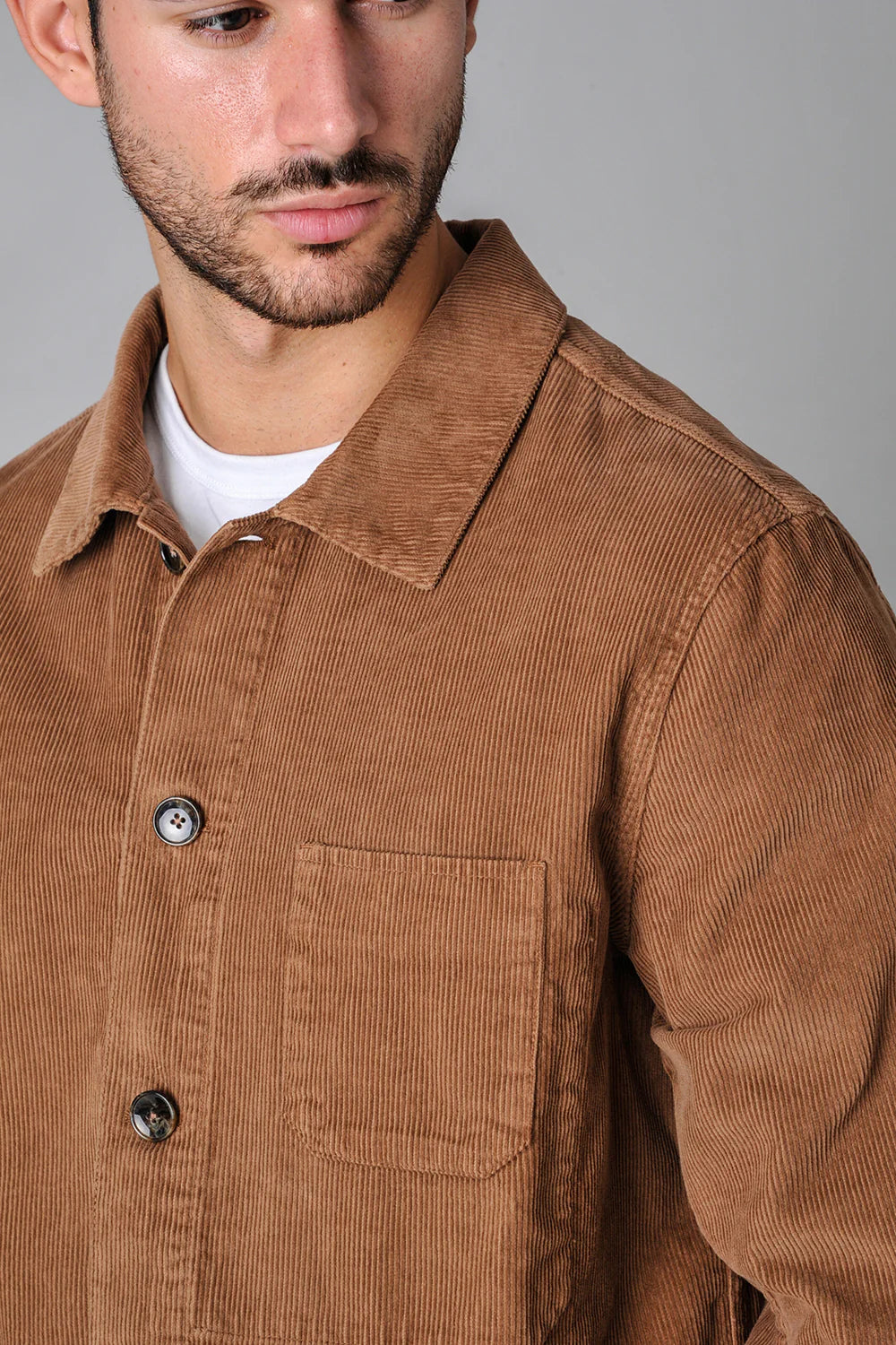 Cord Field Jacket, Caramel