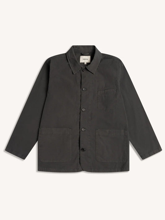 Huntly Jacket in Charcoal Cotton Ripstop