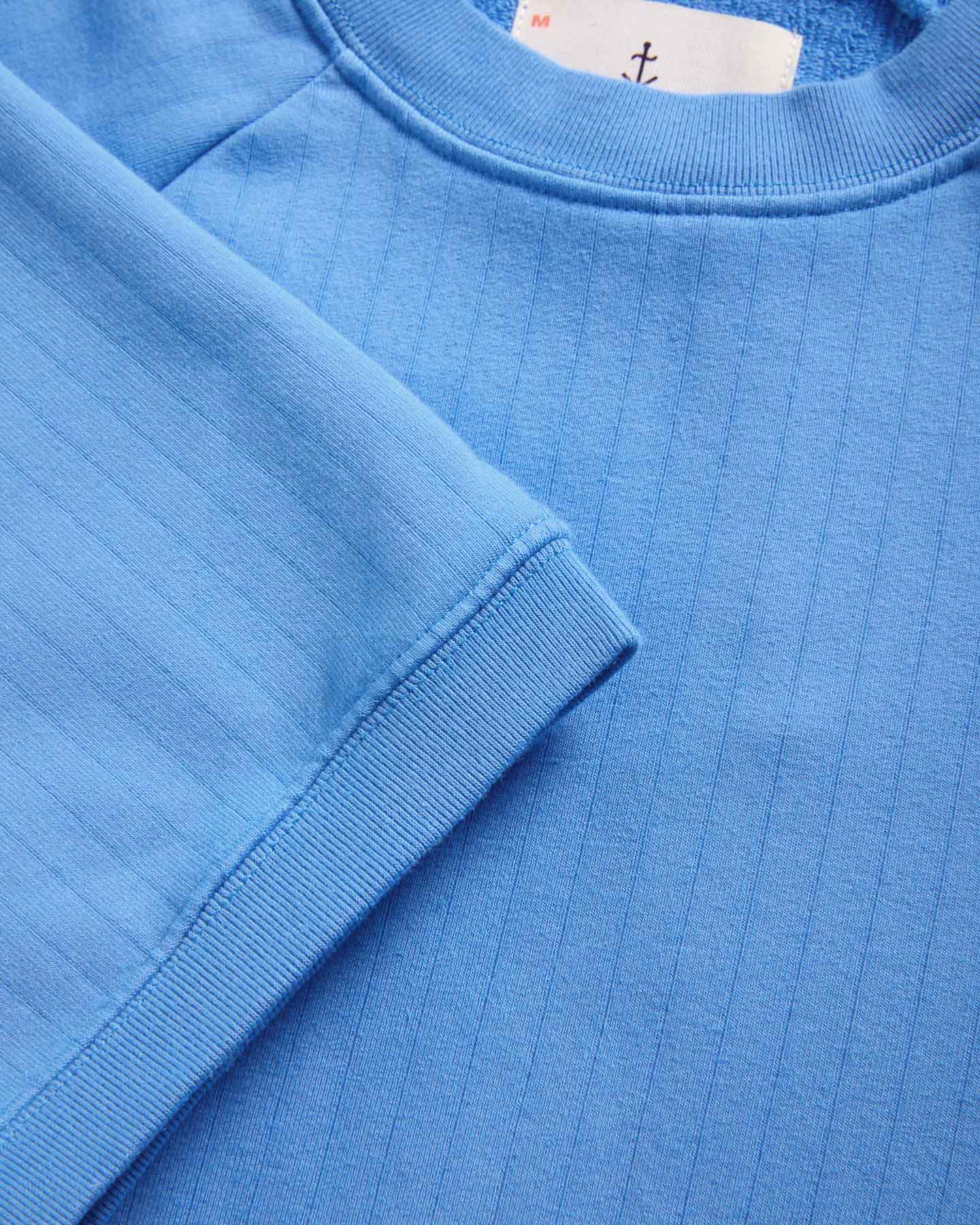 Paulino, Azure Short-sleeved Sweatshirt