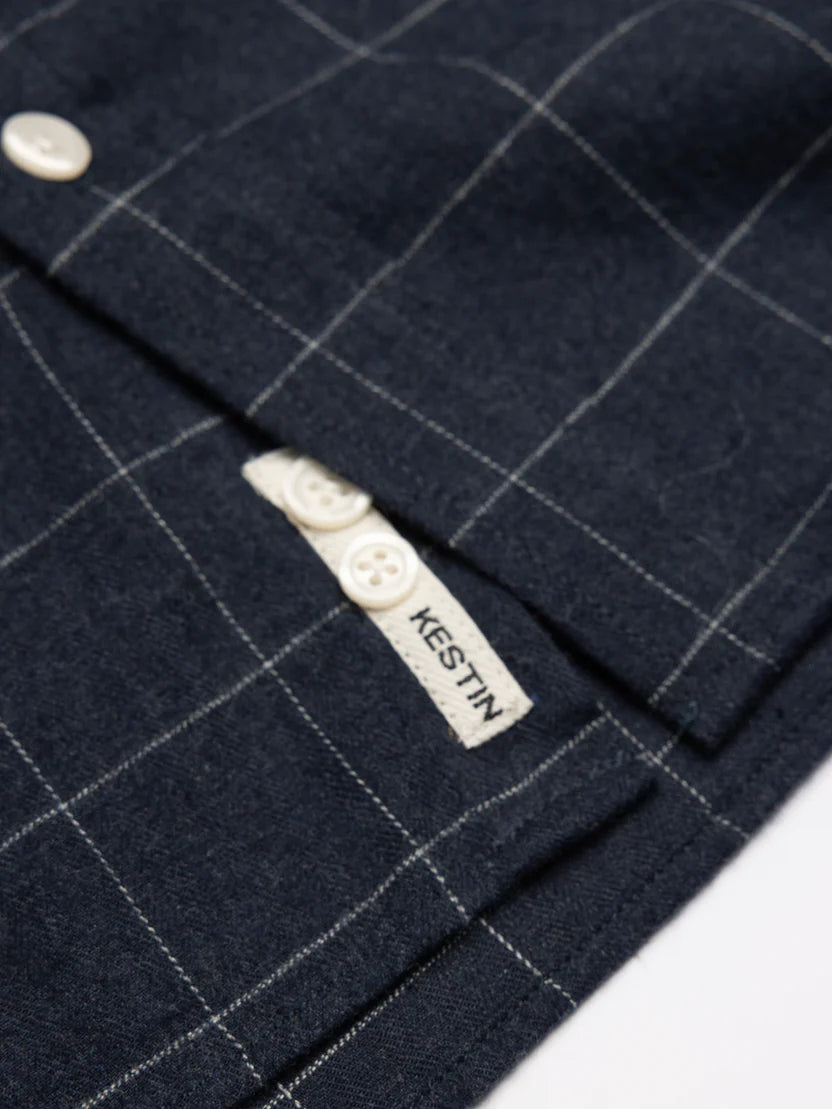 Raeburn Button Down Shirt in Navy Check