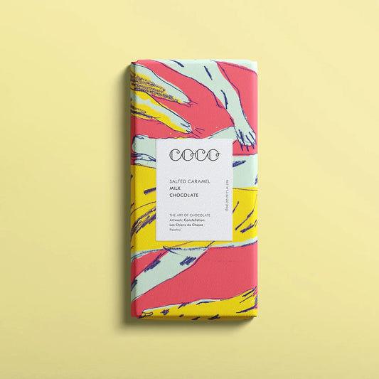 COCO Chocolatier - Salted Caramel 80G Milk Chocolate