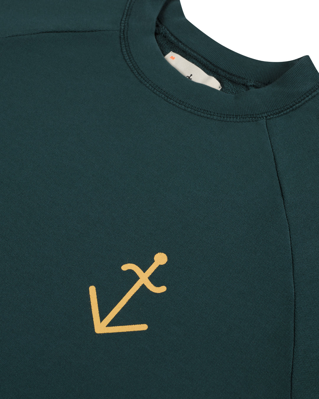 Cunha, Sea Moss, Yellow Anchor Logo, Sweatshirt