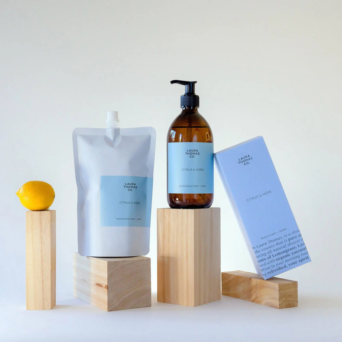 Citrus and Herb Shower Wash Refill 500ml