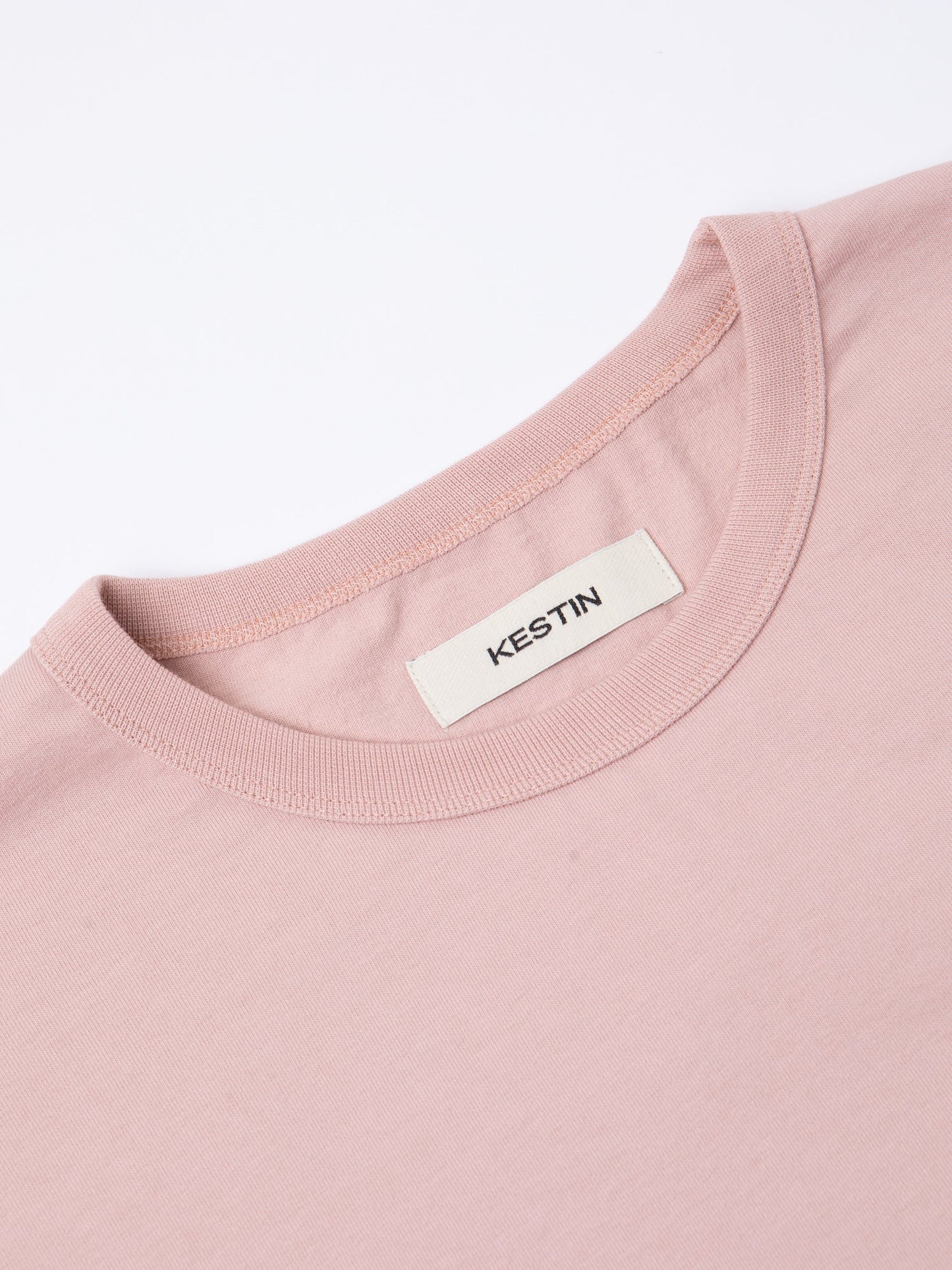 Fly Tee in Dusty Pink Heavyweight Cotton