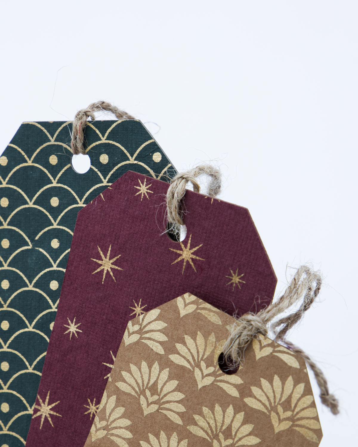 Gift tag, 3 colours