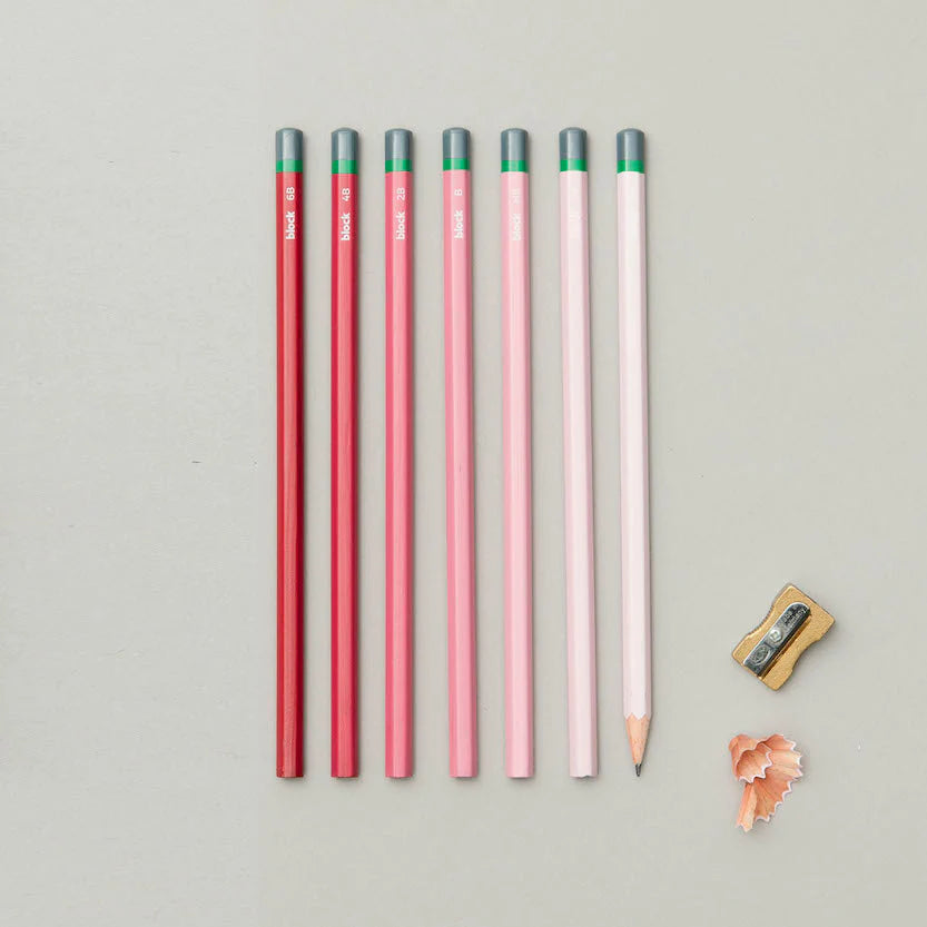 Gradient Sketching Pencils in Light Blue/Green/Pink