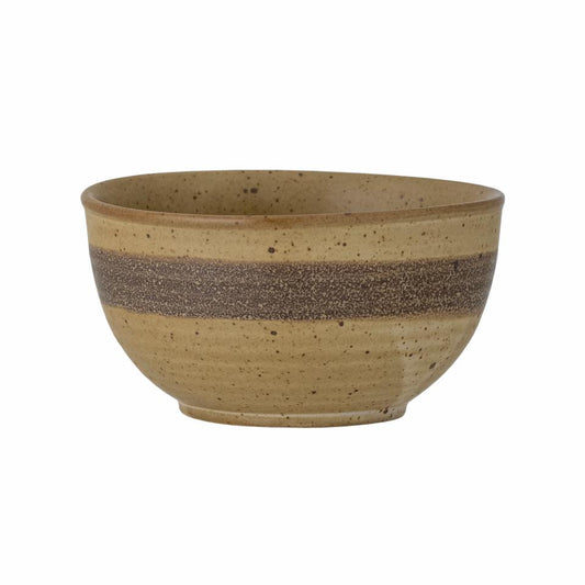 Solange Bowl, Nature, Stoneware, Small