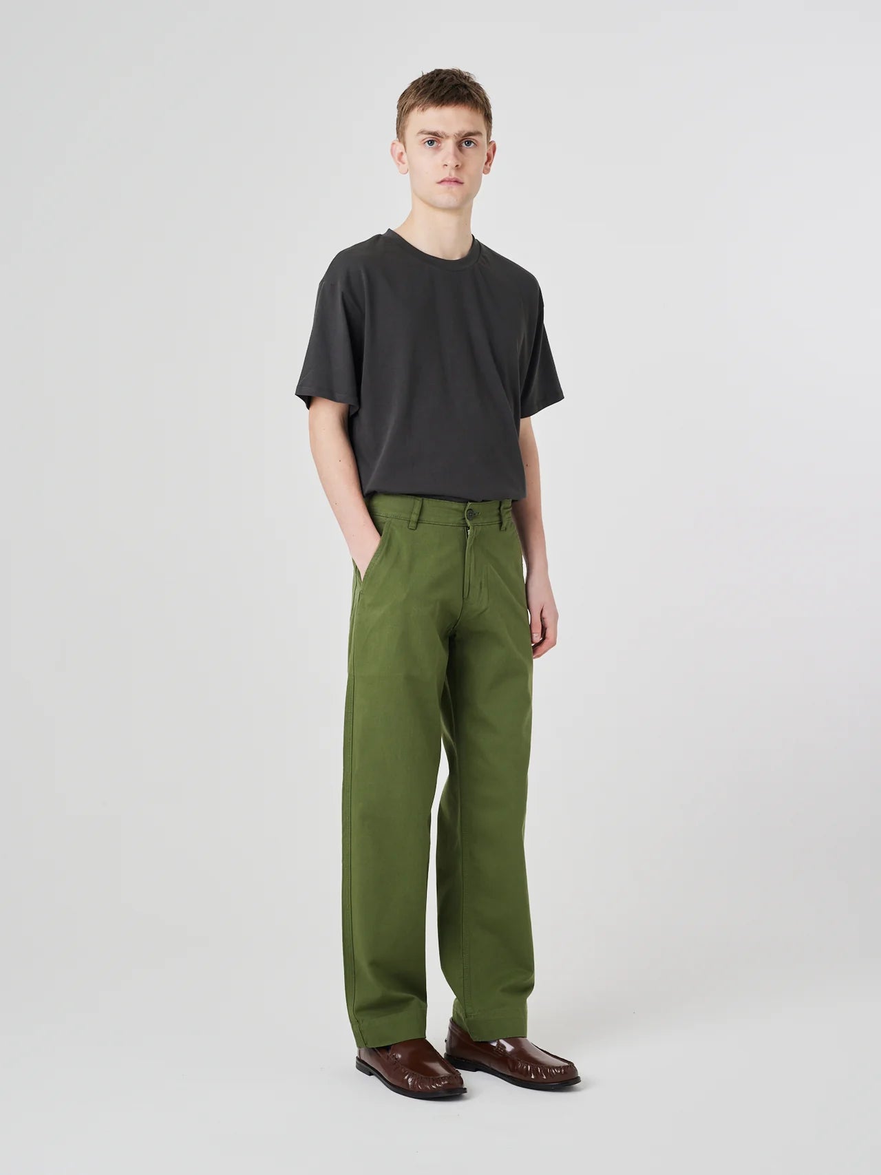 5021 Twill painter pants - coriander
