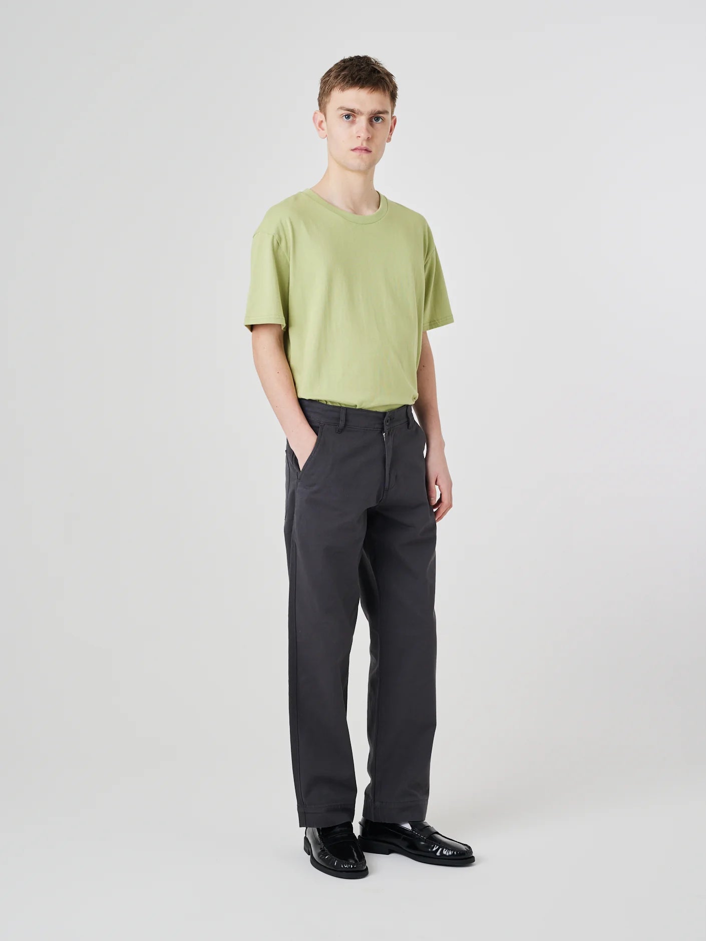 5021 Twill painter pants - charcoal