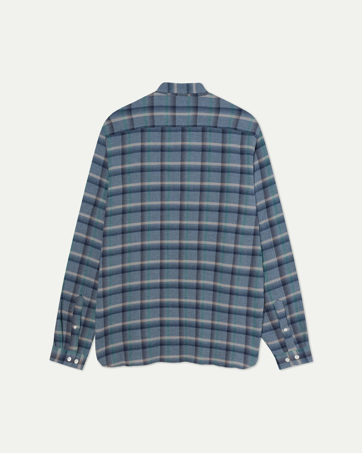 Branco Button Down Shirt Balsam Green Checks