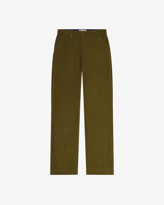 5005 cord workwear pants - woodland green
