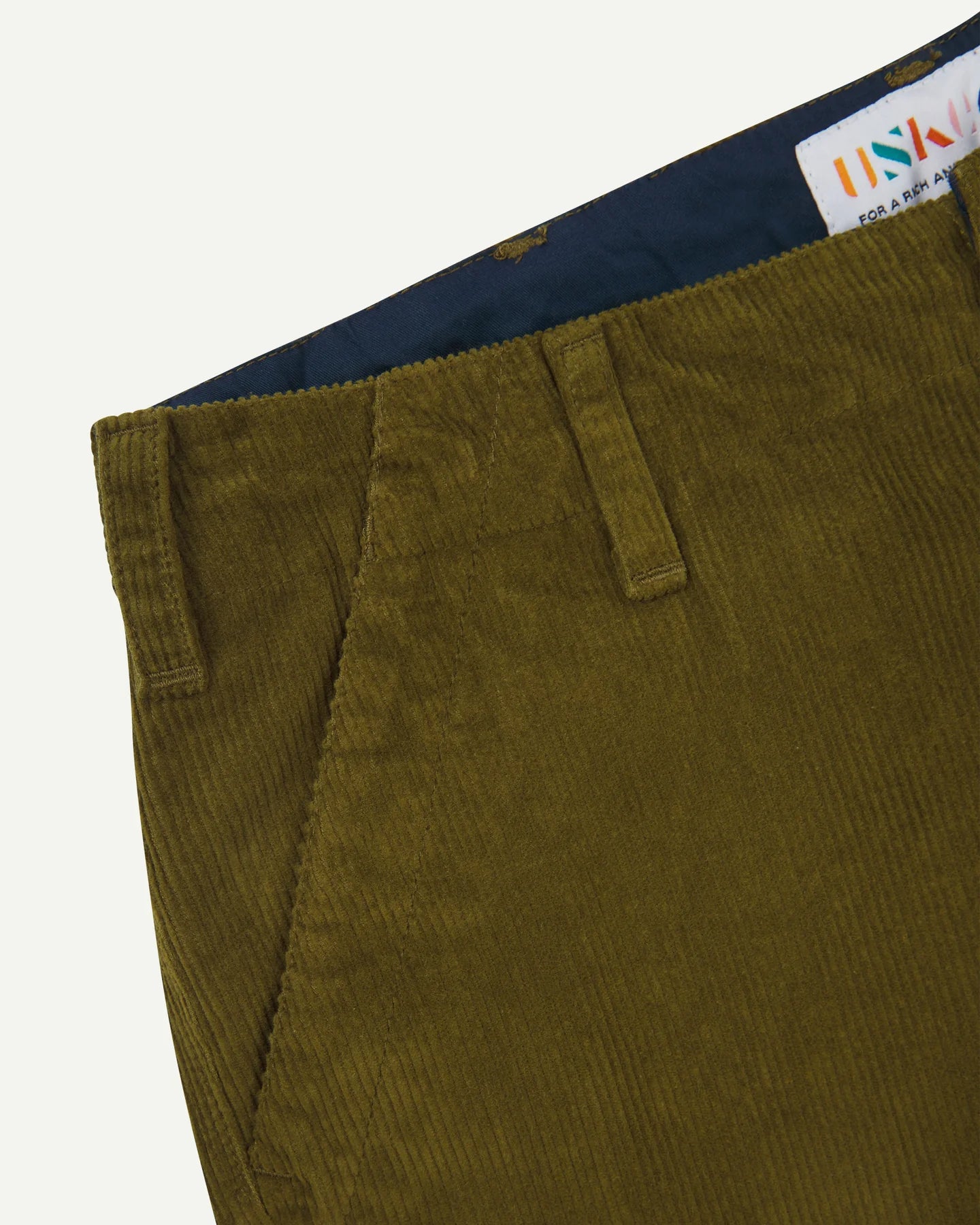 5005 cord workwear pants - woodland green