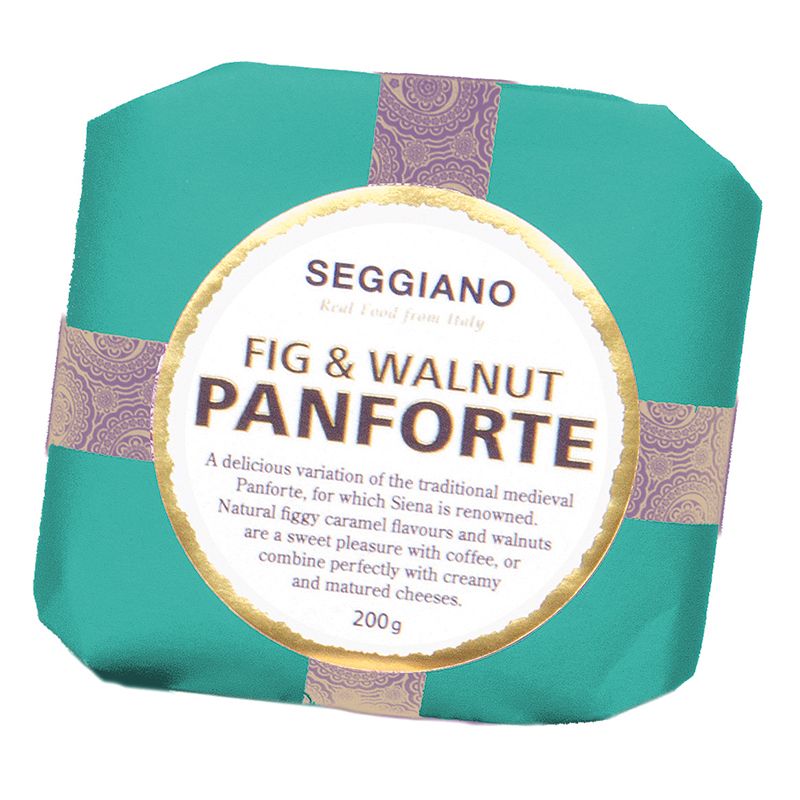 Fig & Walnut Panforte, Seggiano, 200g