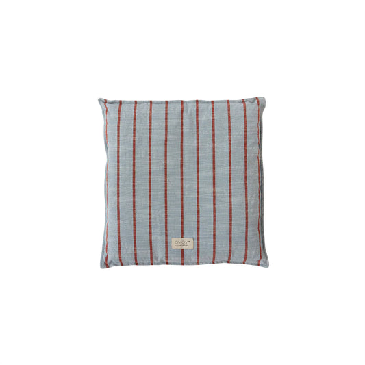 Kyoto outdoor square cushion, blue/brown