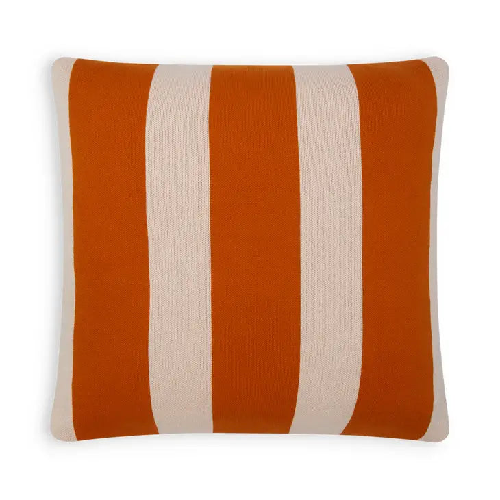 Sophie Home Ltd - Cotton Knit Throw Pillow/Cushion - 
Burnt Orange