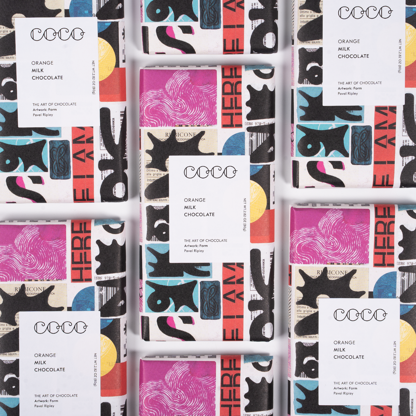 COCO Chocolatier - Orange Milk Chocolate Bar