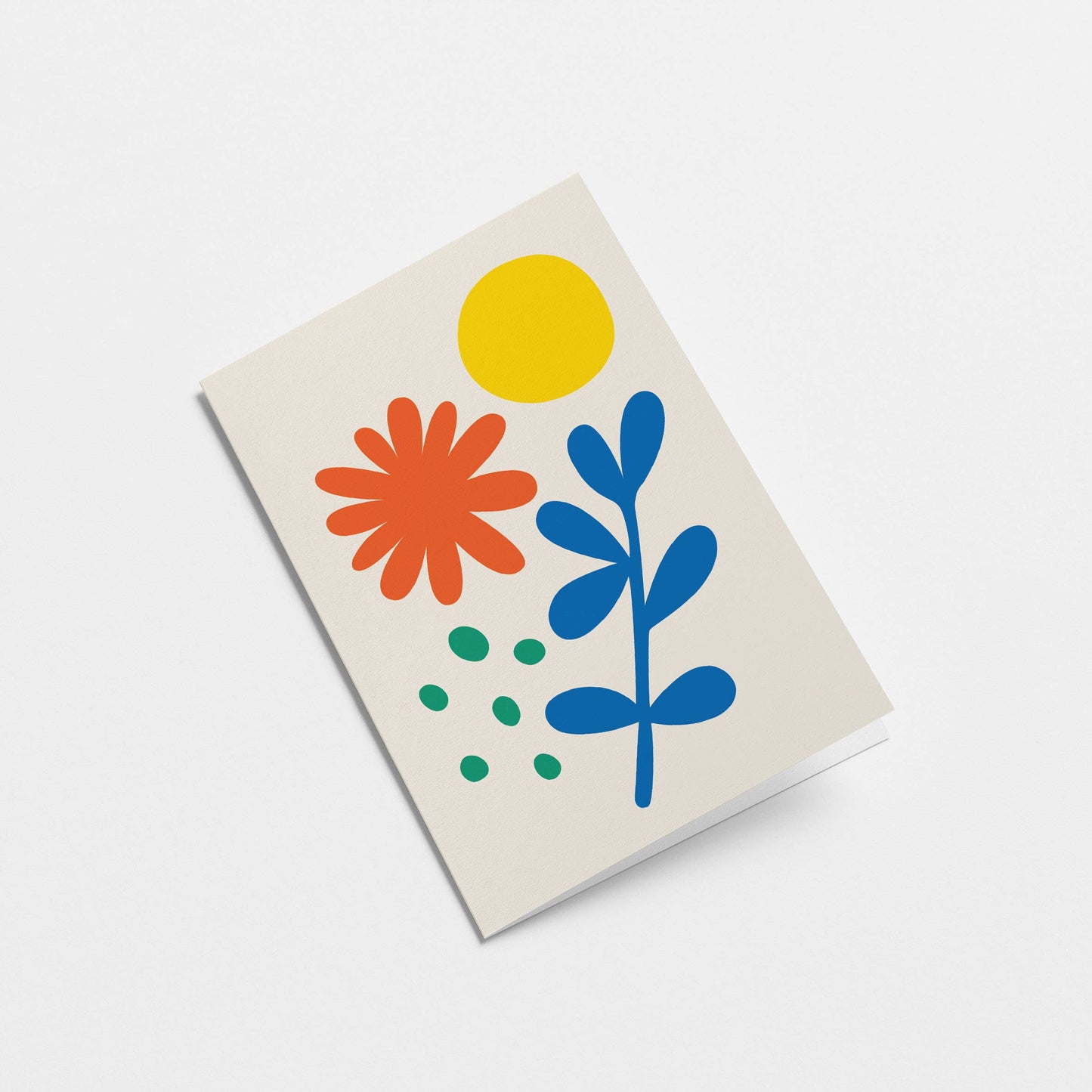 Flower and Sun - Everyday Greeting Card
