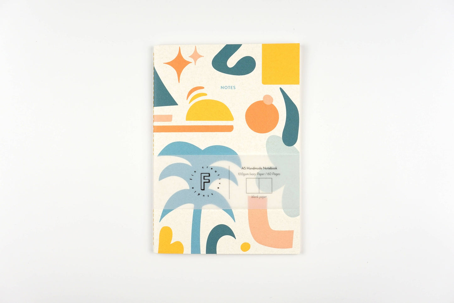 Fin Studio - Abstract Palm Shaped Notebook / Palm City