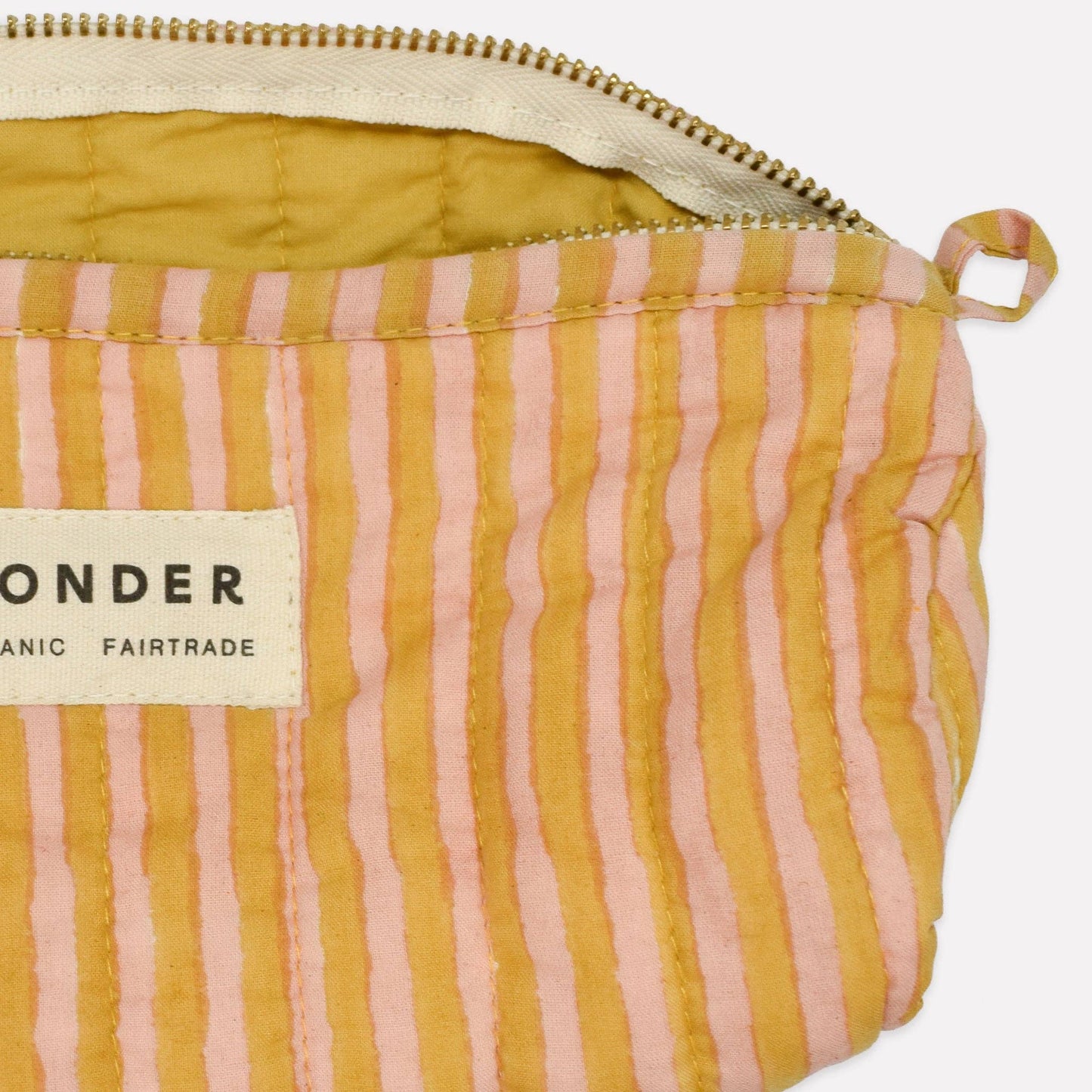 YONDER. - Quilted Barrel Case | Candy Stripe | Biscuit